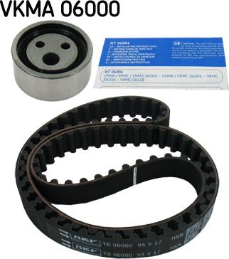 SKF VKMA 06000 - Zobsiksnas komplekts autospares.lv