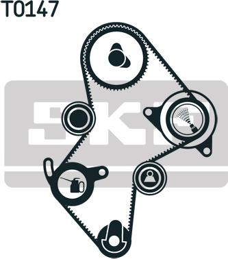 SKF VKMA 06114 - Zobsiksnas komplekts www.autospares.lv