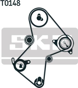 SKF VKMA 06115 - Zobsiksnas komplekts www.autospares.lv