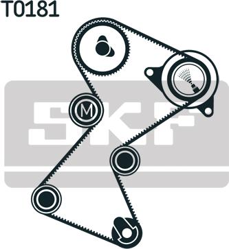 SKF VKMA 06117 - Zobsiksnas komplekts www.autospares.lv