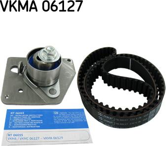 SKF VKMA 06127 - Zobsiksnas komplekts www.autospares.lv