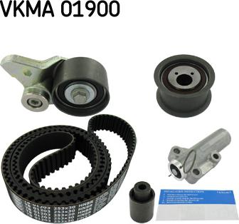 SKF VKMA 01900 - Zobsiksnas komplekts autospares.lv