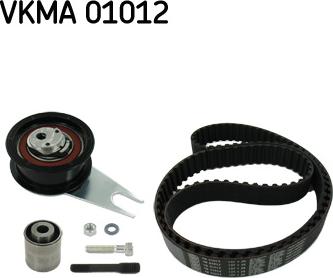 SKF VKMA 01012 - Zobsiksnas komplekts autospares.lv