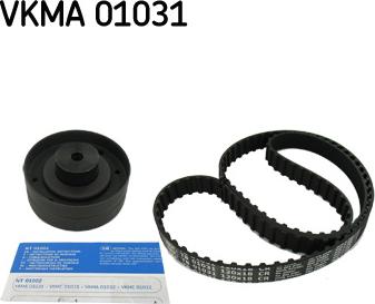 SKF VKMA 01031 - Комплект зубчатого ремня ГРМ www.autospares.lv