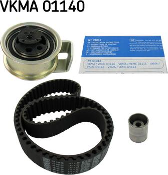 SKF VKMA 01140 - Комплект зубчатого ремня ГРМ www.autospares.lv