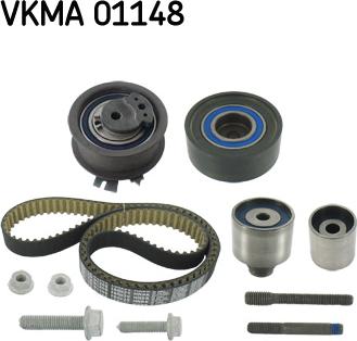 SKF VKMA 01148 - Комплект зубчатого ремня ГРМ www.autospares.lv