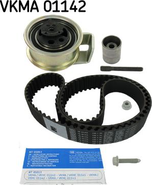 SKF VKMA 01142 - Timing Belt Set www.autospares.lv