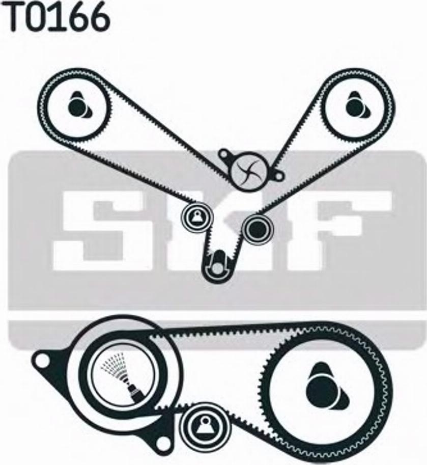 SKF VKMA 01151 - Timing Belt Set www.autospares.lv