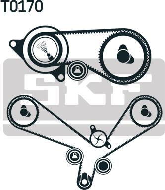 SKF VKMA 01952 - Timing Belt Set www.autospares.lv