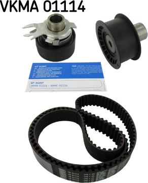 SKF VKMA 01114 - Комплект зубчатого ремня ГРМ www.autospares.lv