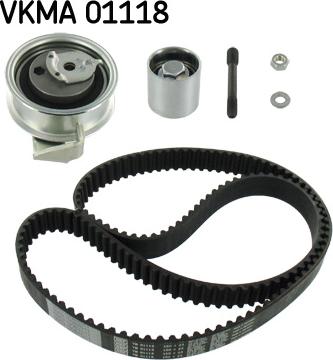 SKF VKMA 01118 - Комплект зубчатого ремня ГРМ www.autospares.lv