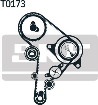 SKF VKMC 01130-2 - Water Pump & Timing Belt Set www.autospares.lv