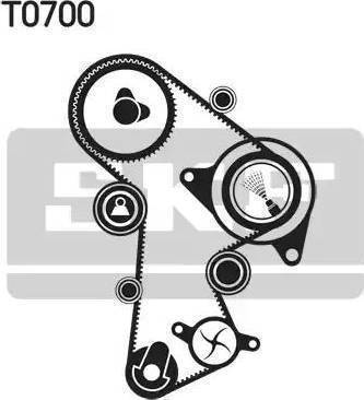 SKF VKMC 01269 - Ūdenssūknis + Zobsiksnas komplekts www.autospares.lv