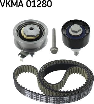 SKF VKMA 01280 - Zobsiksnas komplekts www.autospares.lv