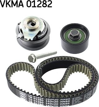 SKF VKMA 01282 - Комплект зубчатого ремня ГРМ www.autospares.lv