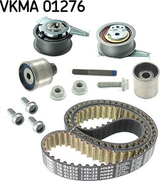 SKF VKMA 01276 - Комплект зубчатого ремня ГРМ www.autospares.lv