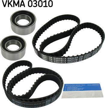 SKF VKMA 03010 - Комплект зубчатого ремня ГРМ www.autospares.lv