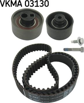 SKF VKMA 03130 - Zobsiksnas komplekts autospares.lv