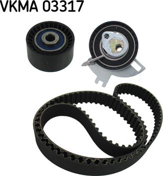 SKF VKMA 03317 - Zobsiksnas komplekts autospares.lv