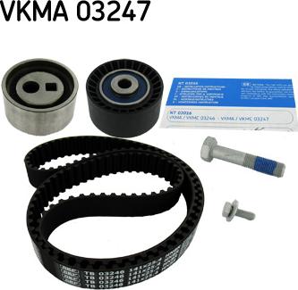 SKF VKMA 03247 - Zobsiksnas komplekts www.autospares.lv