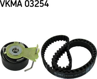 SKF VKMA 03254 - Zobsiksnas komplekts autospares.lv