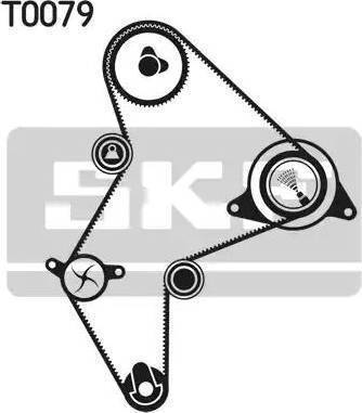 SKF VKMA 03250 - Zobsiksnas komplekts www.autospares.lv