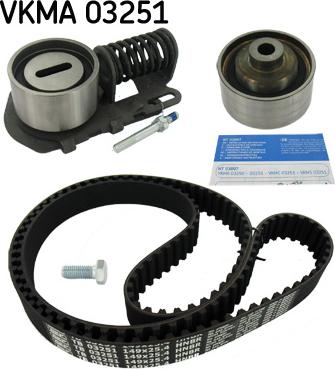 SKF VKMA 03251 - Комплект зубчатого ремня ГРМ www.autospares.lv