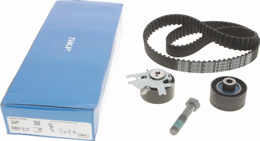 SKF VKMA 03257 - Zobsiksnas komplekts www.autospares.lv