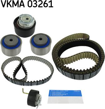 SKF VKMA 03261 - Zobsiksnas komplekts autospares.lv