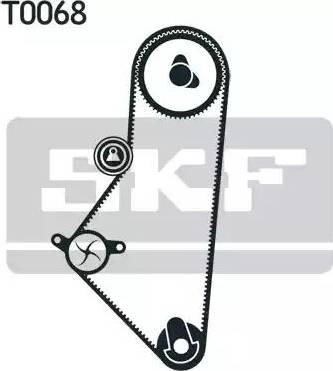 SKF VKMA 03220 - Zobsiksnas komplekts www.autospares.lv