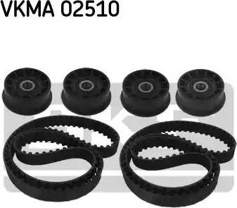 SKF VKMA 02510 - Комплект зубчатого ремня ГРМ www.autospares.lv