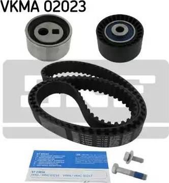 SKF VKMA 02023 - Zobsiksnas komplekts www.autospares.lv