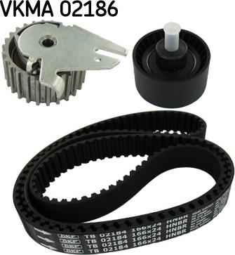 SKF VKMA 02186 - Timing Belt Set www.autospares.lv