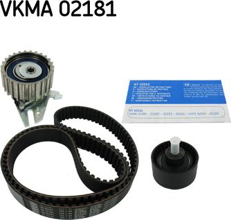 SKF VKMA 02181 - Комплект зубчатого ремня ГРМ www.autospares.lv