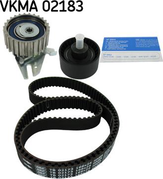 SKF VKMA 02183 - Комплект зубчатого ремня ГРМ www.autospares.lv