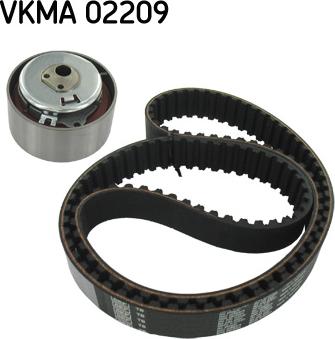 SKF VKMA 02209 - Zobsiksnas komplekts autospares.lv