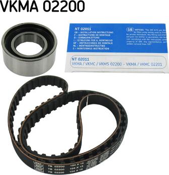 SKF VKMA 02200 - Timing Belt Set www.autospares.lv