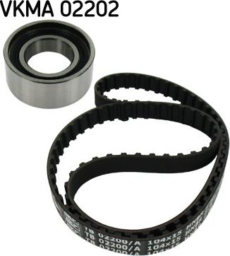 SKF VKMA 02202 - Комплект зубчатого ремня ГРМ www.autospares.lv