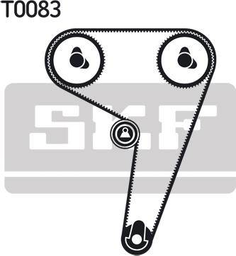 SKF VKMA 02224 - Timing Belt Set www.autospares.lv