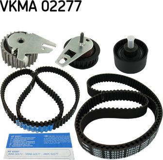 SKF VKMA 02277 - Комплект зубчатого ремня ГРМ www.autospares.lv