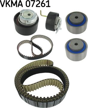 SKF VKMA 07261 - Zobsiksnas komplekts autospares.lv