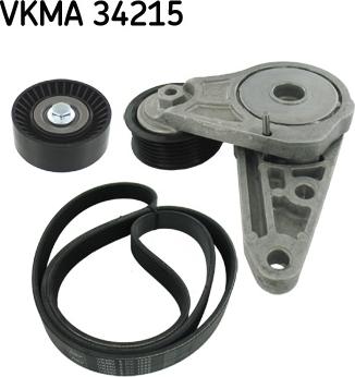 SKF VKMA 34215 - Поликлиновый ременный комплект www.autospares.lv