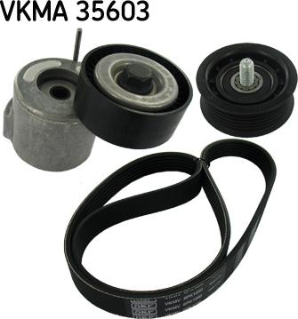 SKF VKMA 35603 - Ķīļrievu siksnu komplekts www.autospares.lv