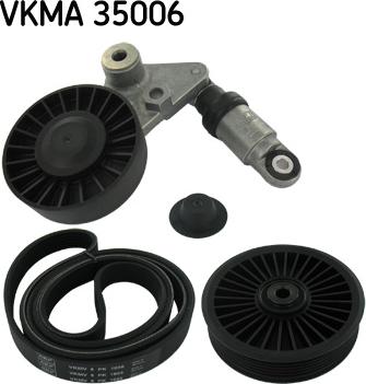 SKF VKMA 35006 - Ķīļrievu siksnu komplekts autospares.lv