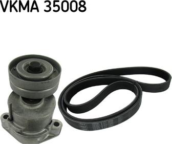 SKF VKMA 35008 - Ķīļrievu siksnu komplekts autospares.lv