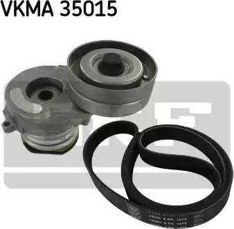 SKF VKMA 35015 - Ķīļrievu siksnu komplekts autospares.lv