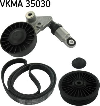 SKF VKMA 35030 - Ķīļrievu siksnu komplekts autospares.lv