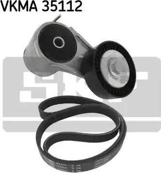 SKF VKMA 35112 - Ķīļrievu siksnu komplekts www.autospares.lv