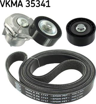 SKF VKMA 35341 - Ķīļrievu siksnu komplekts autospares.lv