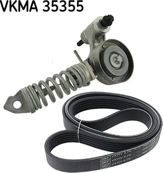 SKF VKMA 35355 - Ķīļrievu siksnu komplekts autospares.lv